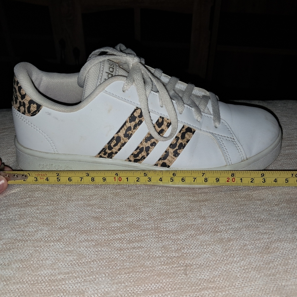 Adidas Grand Court Women's Athletic Sneaker White Leopard Womens Size 5 (FY8949) - Picture 12 of 14